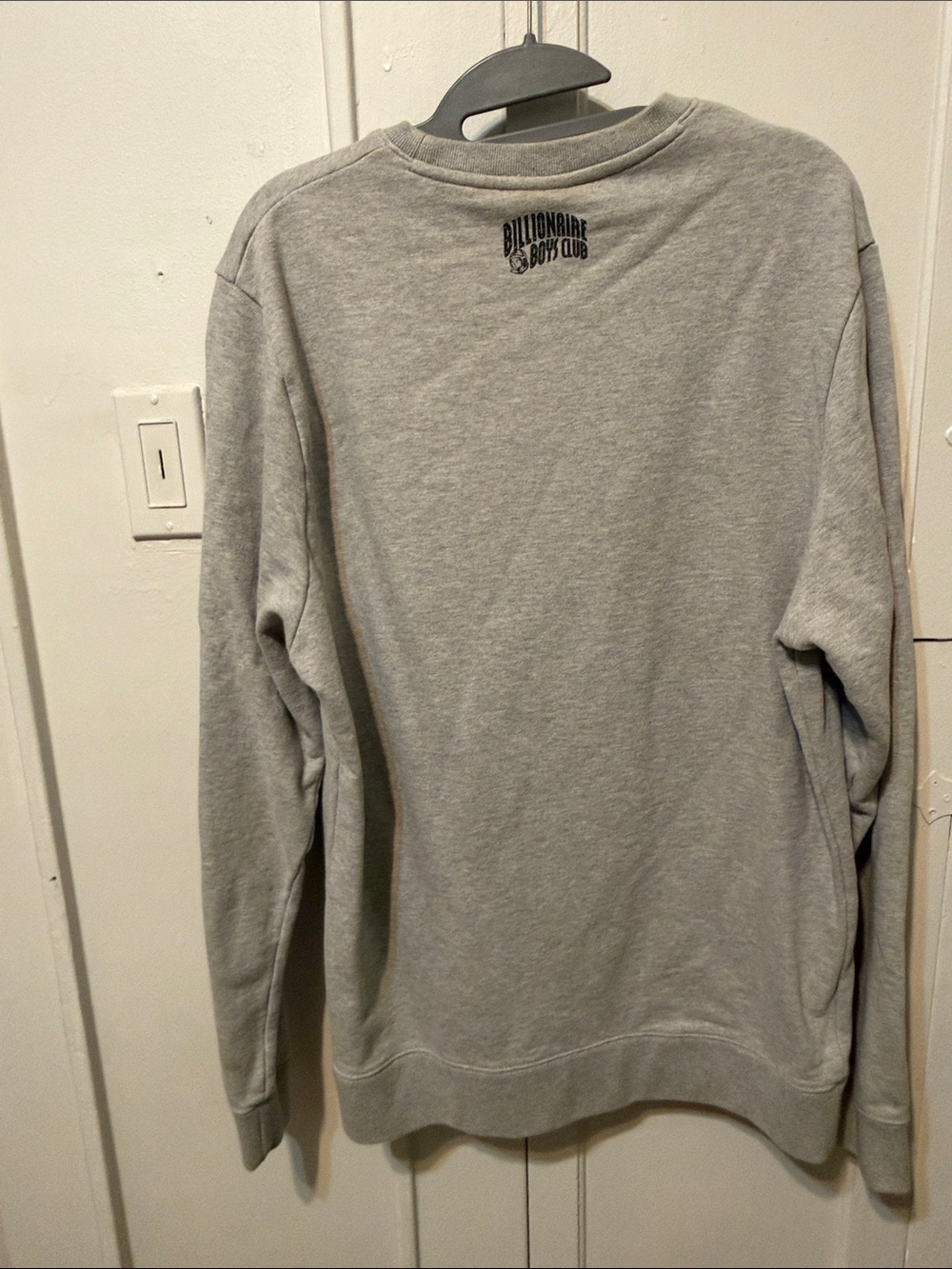 Billionaire Boys Club Grey Sweatshirt with Multicolor Astronaut Patch - Picture 7 of 8
